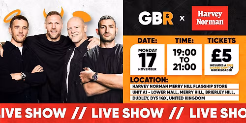 The Good, The Bad & The Rugby: Live from Harvey Norman \u2013 Merry Hill