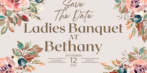 Ladies Banquet at Bethany