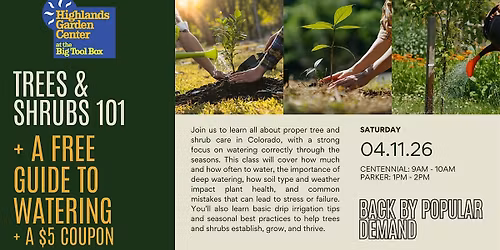 FREE Trees & Shrubs 101: Plant Them Right the First Time