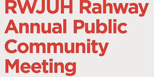 Annual Public Community Meeting
