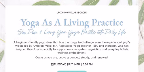 Yoga as a Living Practice