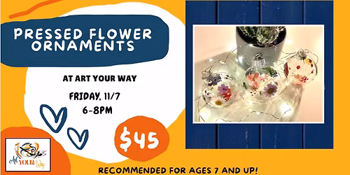 Pressed Flower Ornaments