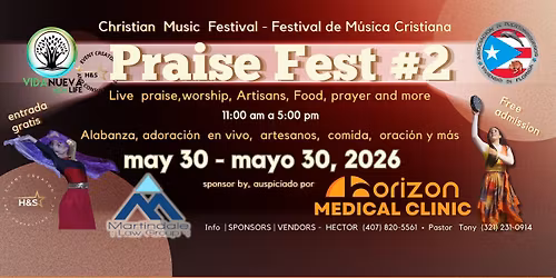 Festival Cristiano #2 Praise Fest Sanford Florida 