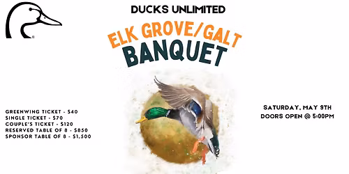 Ducks Unlimited Elk Grove\/Galt banquet