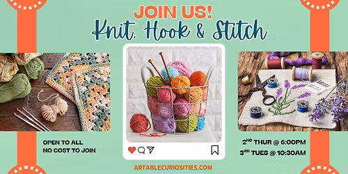 Knit, Hook & Stitch Community Meetup
