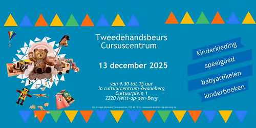 Tweedehandsbeurs 13 december - Kinderkleding <16 jaar, babyartikelen, kinderspeelgoed en ...