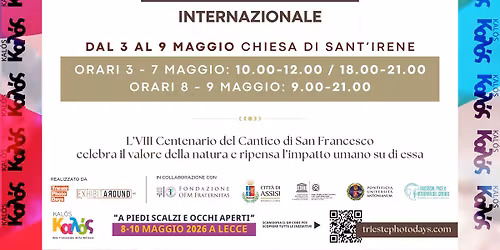 Il Cantico delle Creature \u2013 Mostra Fotografica Internazionale