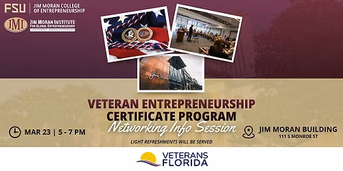Veteran Entrepreneurship Certificate Program Info Session