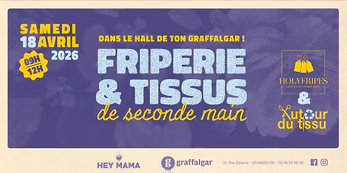 Friperie et Tissus de seconde main au Graffalgar !