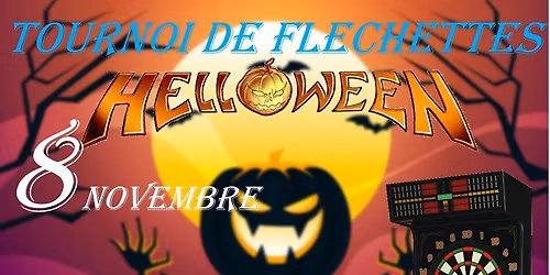 Tournoi de fl\u00e9chettes Helloween 
