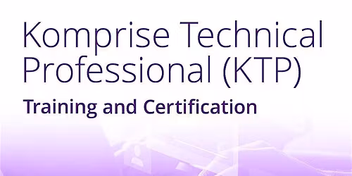 Komprise Technical Professional (KTP) Training and Certification, Irvine