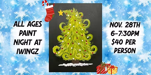 All Ages Paint Night at iWingz in Salem