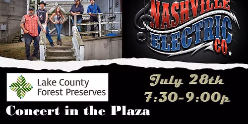 NEC COUNTRY live @ Lake Co. Forest Preserve Concert in the Plaza!