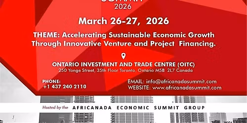 AfriCanada Economic Summit 2026