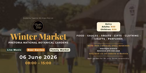 Winter Market @ Pretoria National Botanical Gardens