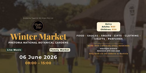 Winter Market @ Pretoria National Botanical Gardens