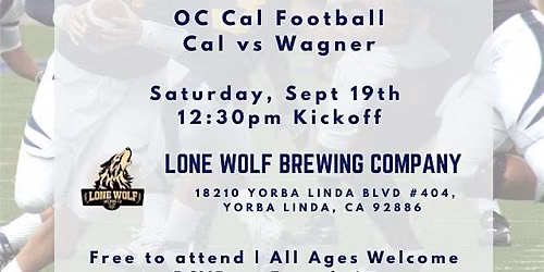Cal vs. Wagner Watch Party