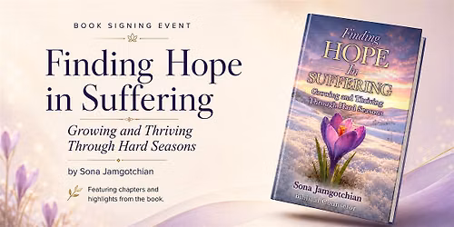 Book Signing - Finding Hope in Suffering