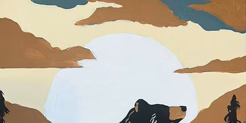 Canvas Acrylic Painting Back Country Bear