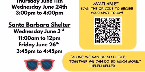 June Volunteer Orientations (Lompoc Shelter)