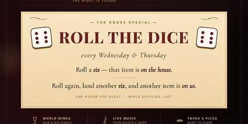 YOUR WEEK AT VINO BISTRO