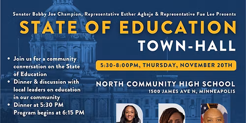 Senate District 59 Town Hall on the State of Education - November 20, 2025