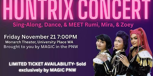 HUNTRIX CONCERT- Meet The Characters
