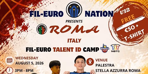 FIL-EURO TALENT ID CAMP | ROMA 2026