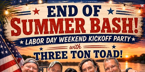 TTT\u2019s End of Summer Bash at Sandbar Station!