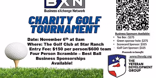 BXN Fall Charity Golf Classic Tournament
