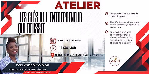 LES CL\u00c9S DE L'ENTREPRENEUR  QUI R\u00c9USSIT