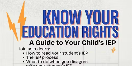 Know Your Education Rights: A guide to IEP