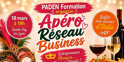 Ap\u00e9ro R\u00e9seau Business \u2013 Entrepreneurs Masqu\u00e9s\u2026 Business D\u00e9voil\u00e9 !