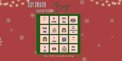Ugly Sweater Bingo