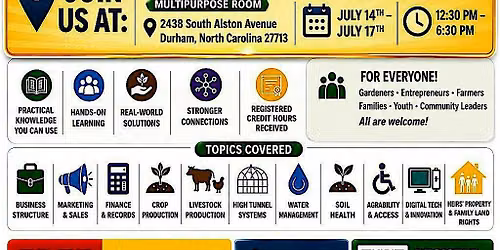 PHIRST\u00ae PovertyZero\u2122 Farms & Food Workshop Series with NC A&T