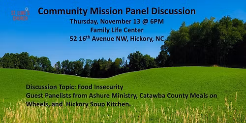 Community Mission Panel Discussion