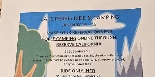 Saddle Sore Ride & Camping