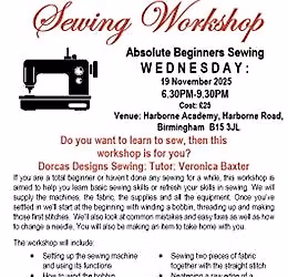 Absolute Beginners Sewing Workshop
