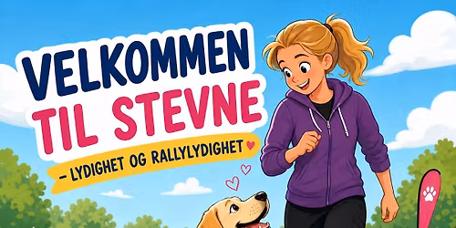 Dobbelt lydighetsstevne og Rallylydighetsstevne 2026
