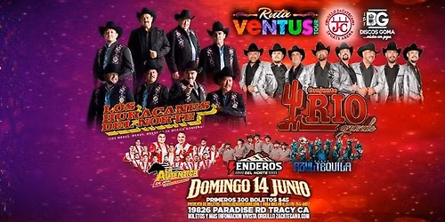 LOS HURACANES DEL NORTE, CONJUNTO RIO GRANDE & MAS