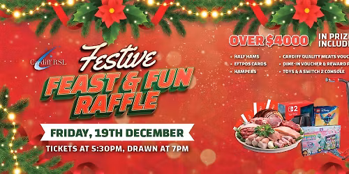 Festive Feast & Fun Raffle at Cardiff RSL