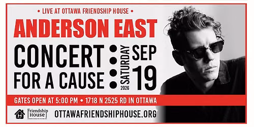 Concert for a Cause featuring Anderson East