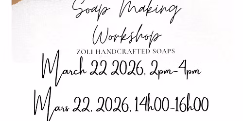 (SOLD OUT). Soap Workshop at Crazy 8 Stables