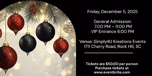 Love and Cherish Food Pantry Black Tie Holiday Gala