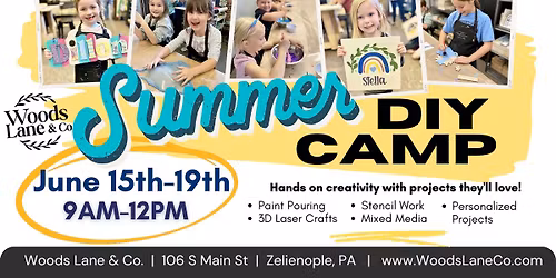 Summer DIY Camp: June 15-19th