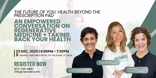 Reclaim Your Health: Join Our Regenerative Medicine Conversation
