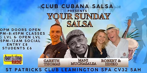 SALSA CUBANA Y BACHATA FIESTA