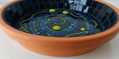 Create a Mosaic Bird Bath