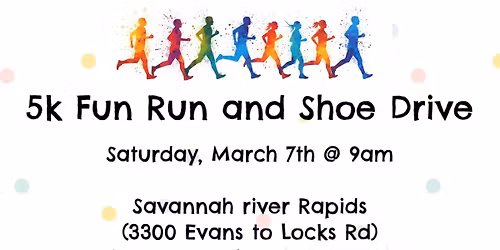 5k fun run and shoe drive!
