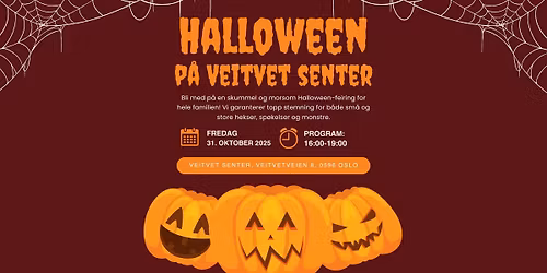Halloween p\u00e5 Veitvet Senter \u2013 fredag 31. oktober \ud83c\udf83